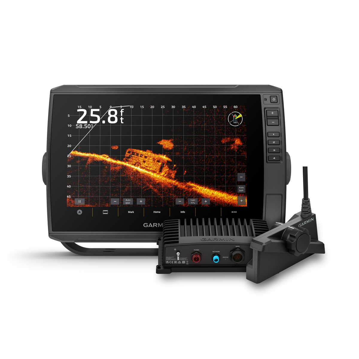 Garmin ECHOMAP™ Ultra 2 10" LiveScope™ Plus Bundle