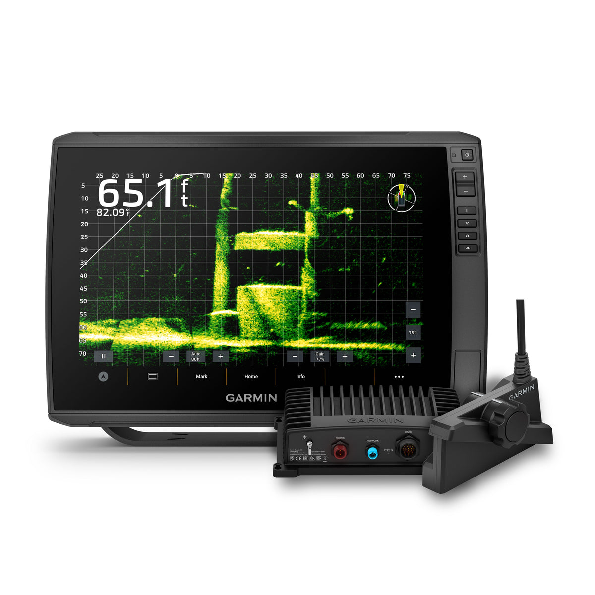 Garmin ECHOMAP™ Ultra 2 12" LiveScope™ Plus Bundle