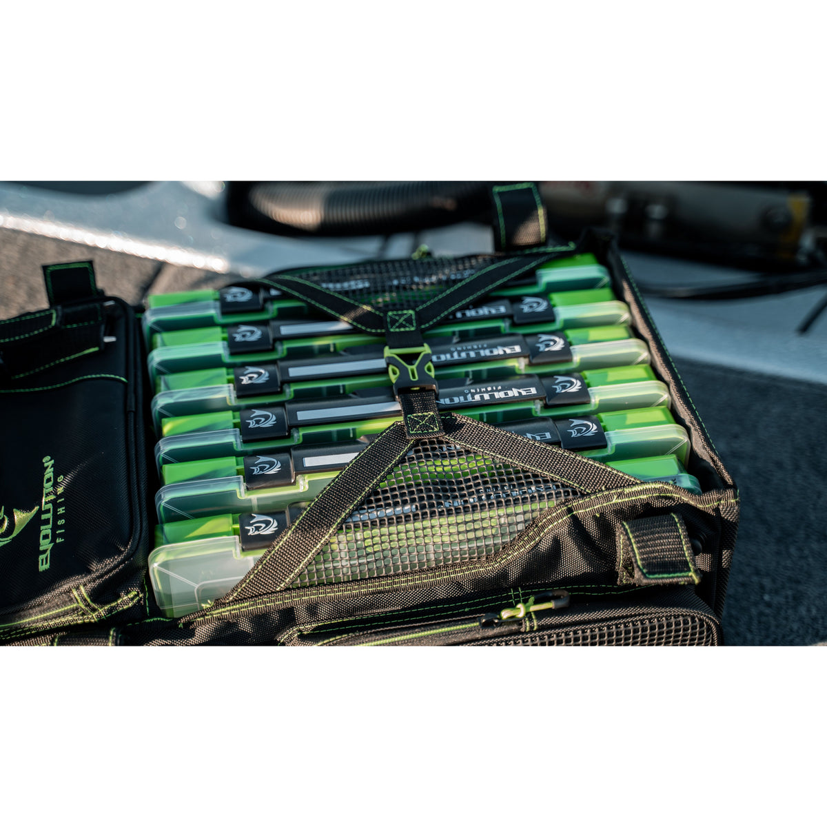Drift Series 3700 Tackle Backpack with Rod Holders & QuikLatch Trays