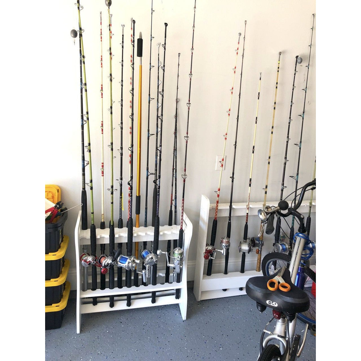 Marlin Fishing Rod Storage Stand | Holds up to 24 Rods