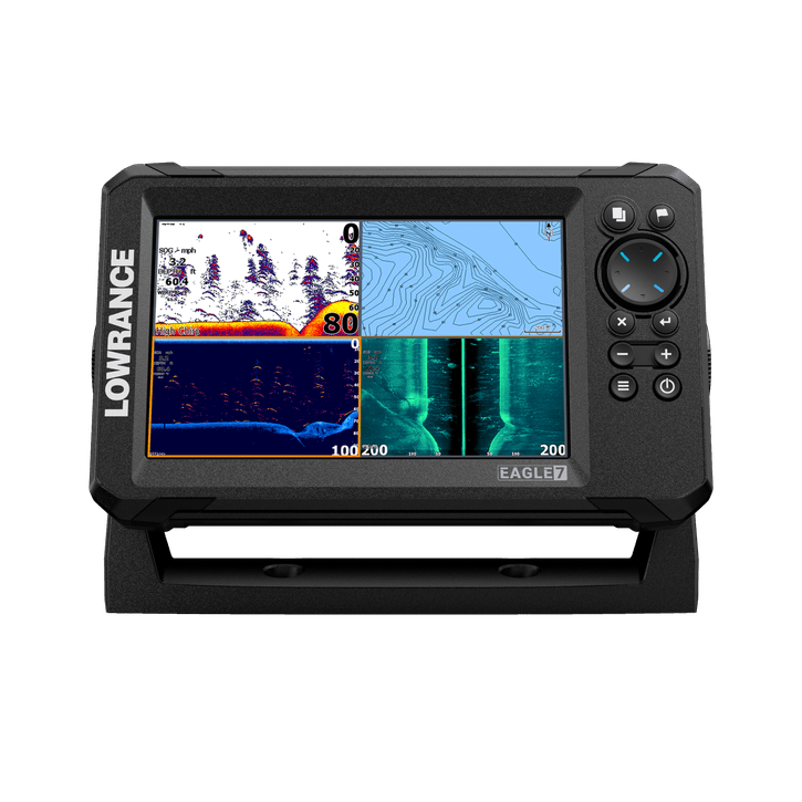 Lowrance Eagle 7 with SplitShot™ HD Transducer