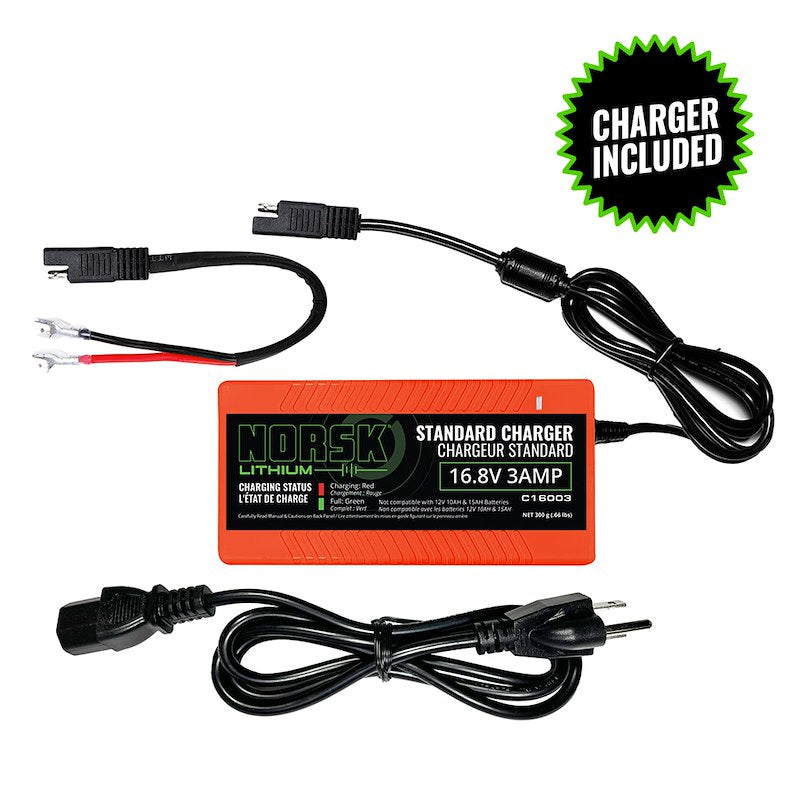 Norsk 14.8V 50AH Lithium Battery W/ Charger