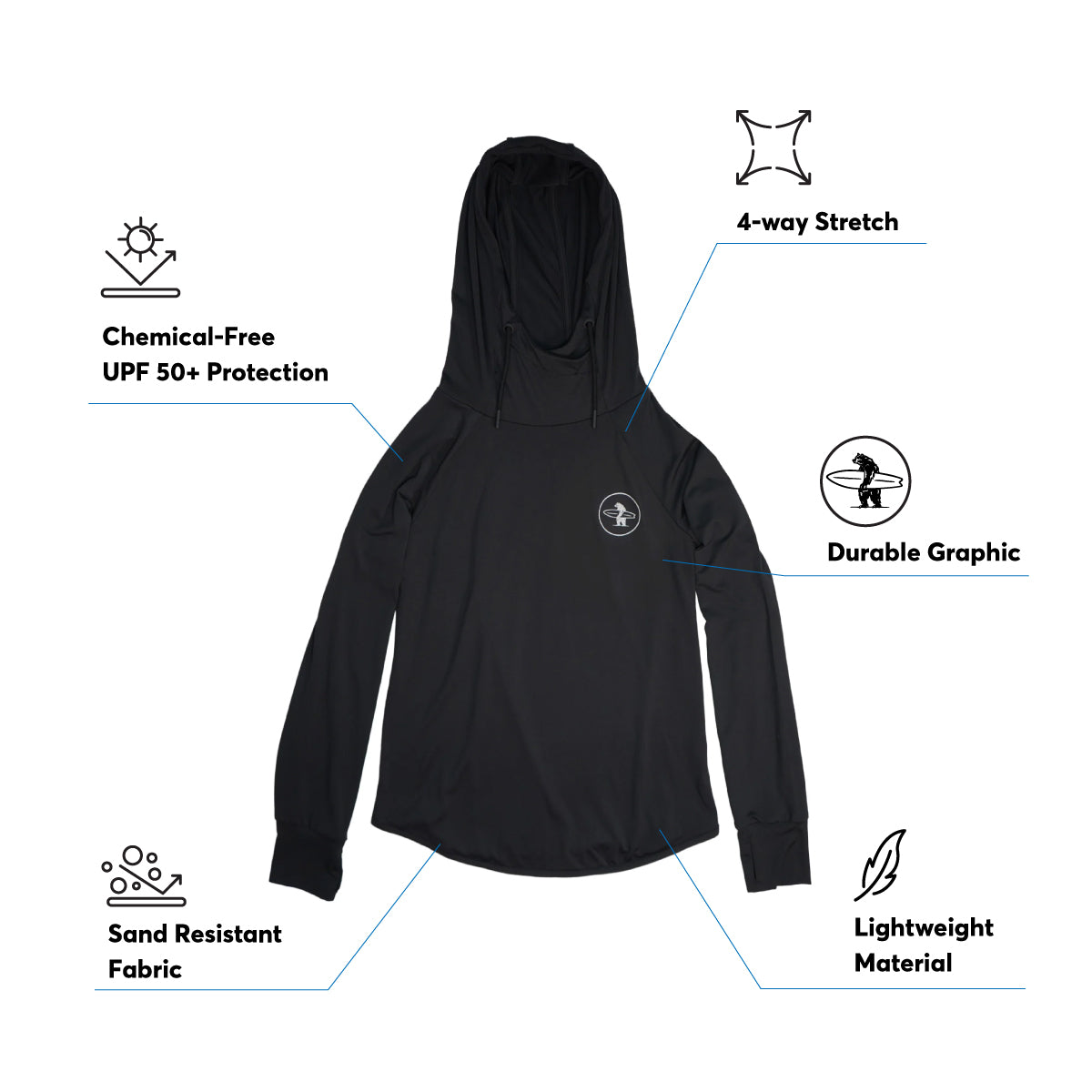 La Marina UPF50+ Sand-Resistant Hoodie