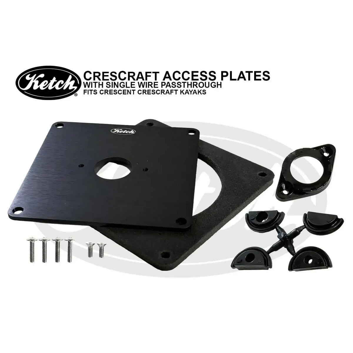 Ketch CresCraft Access Plate W/ Wire Passthrough