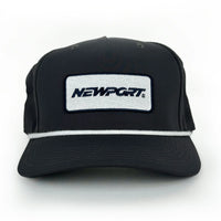 Newport White Patch Rope Hat