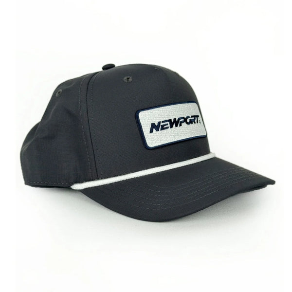 Newport White Patch Rope Hat