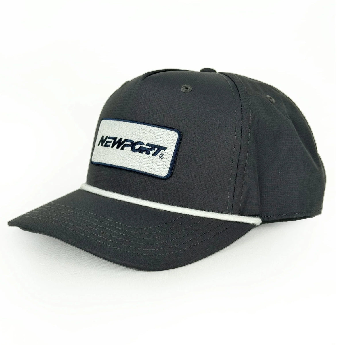 Newport White Patch Rope Hat
