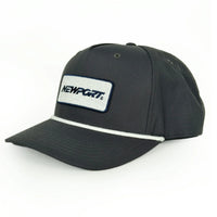 Newport White Patch Rope Hat