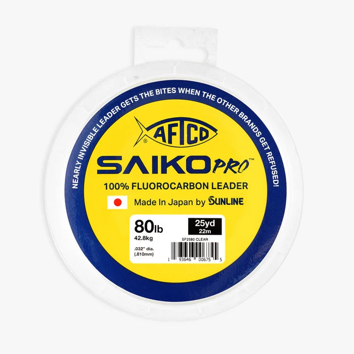 Aftco Saiko Pro 100% Fluorocarbon Leader Line