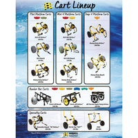 Heavy Duty Airless Cart (Mid-V™ & Flat Platform)