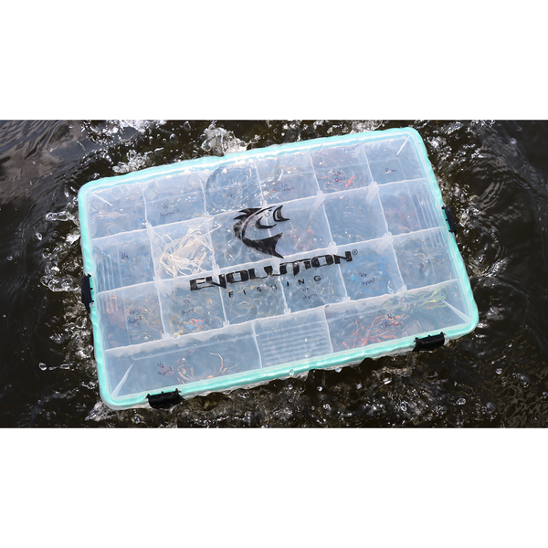 3700 4-Latch Waterproof Tray - Seafoam