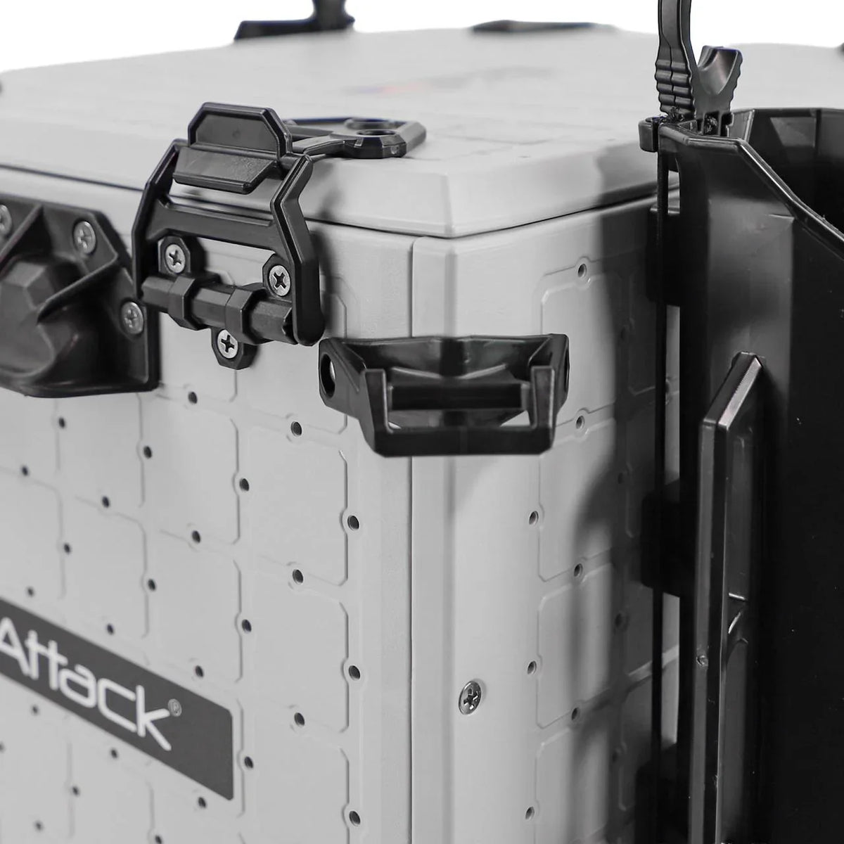 YakAttack BlackPak Pro Kayak Fishing Crate - 13" x 16", Overcast Grey