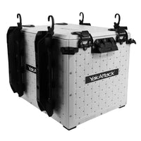 YakAttack BlackPak Pro Kayak Fishing Crate - 13" x 16", Overcast Grey