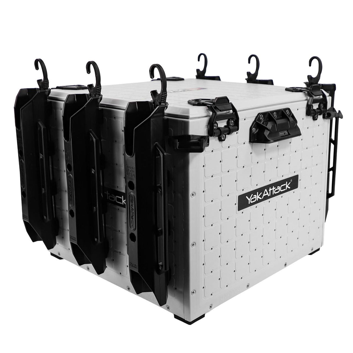 YakAttack BlackPak Pro Kayak Fishing Crate - 16" x 16", Overcast Grey