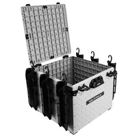 YakAttack BlackPak Pro Kayak Fishing Crate - 16" x 16", Overcast Grey