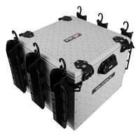 YakAttack BlackPak Pro Kayak Fishing Crate - 16" x 16", Overcast Grey