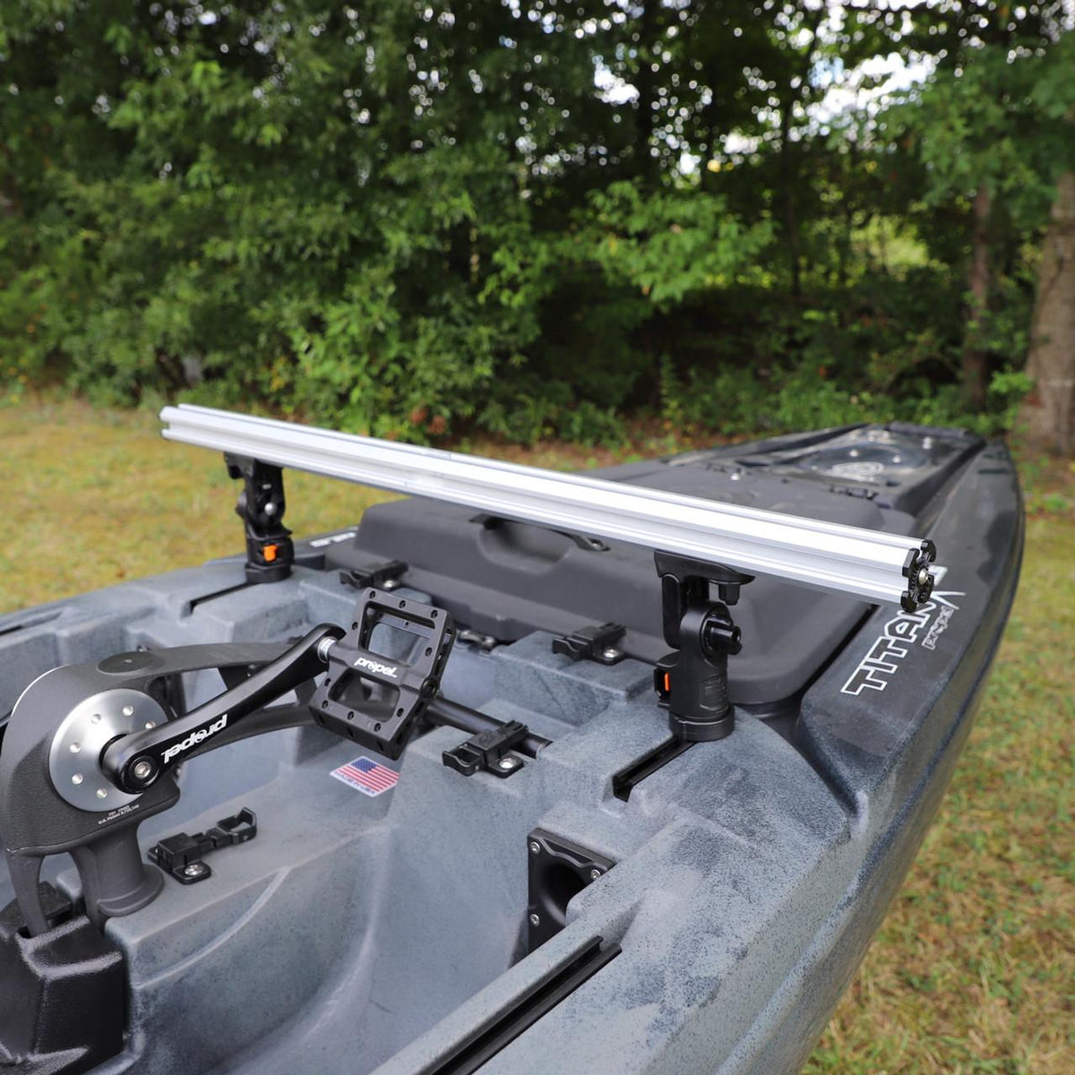 YakAttack Command Center CrossBar w/ Track Mounted LockNLoad™ System
