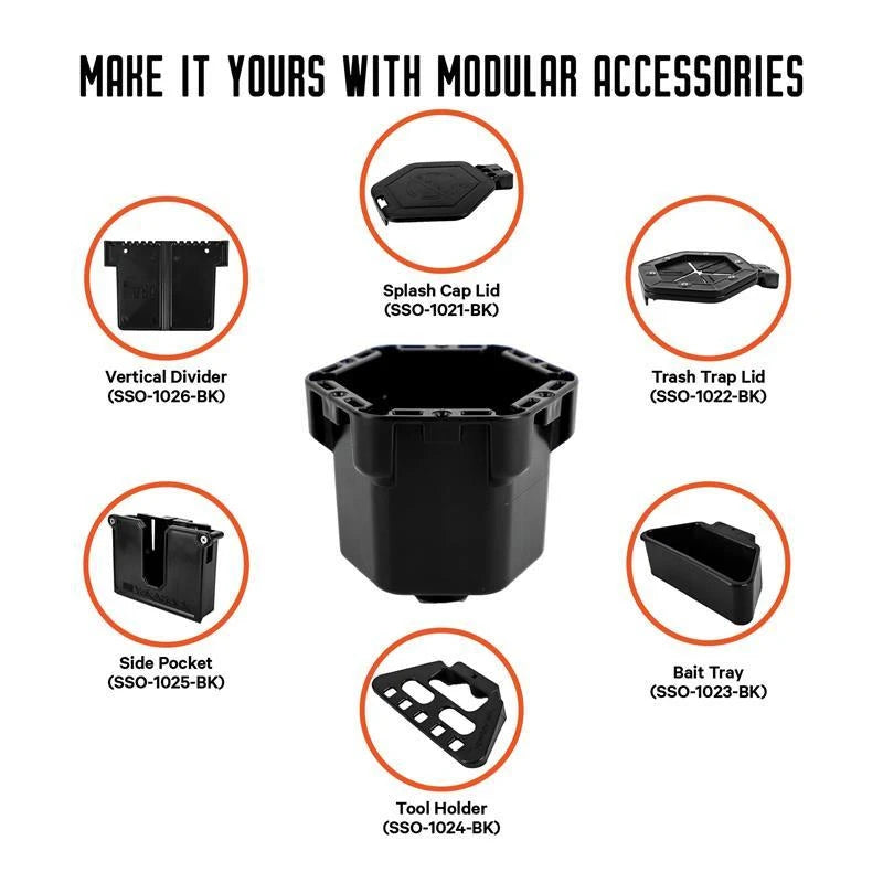 YakAttack Cup Holder Pro, Black