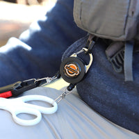 YakAttack Double Attachment Clip-on Retractor, Dual 18”