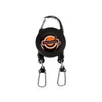 YakAttack Double Attachment Clip-on Retractor, Dual 18”