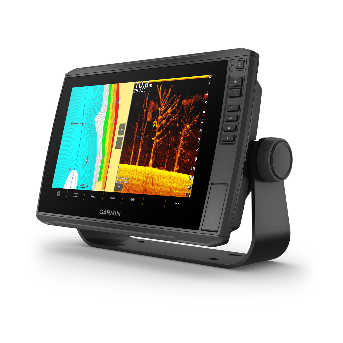 Garmin ECHOMAP™ Ultra 2 106sv Fishfinder/Chartplotter Combo with GT56UHD-TM Transducer and Navionics+™ U.S. Inland and Coastal Charts