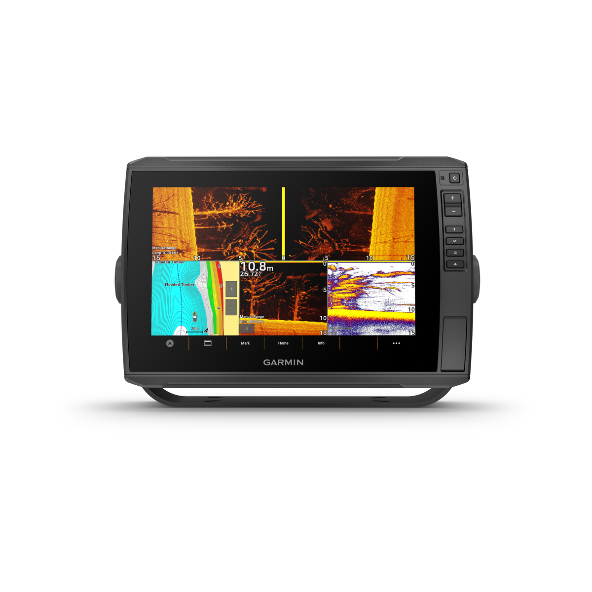 Garmin ECHOMAP™ Ultra 2 106sv Fishfinder/Chartplotter Combo with GT56UHD-TM Transducer and Navionics+™ U.S. Inland and Coastal Charts