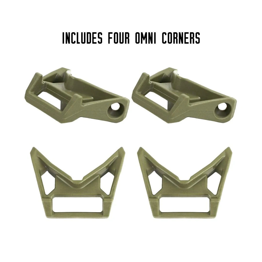 YakAttack Hinge & Latch Kit for BlackPak Pro and ShortStak, Olive Green