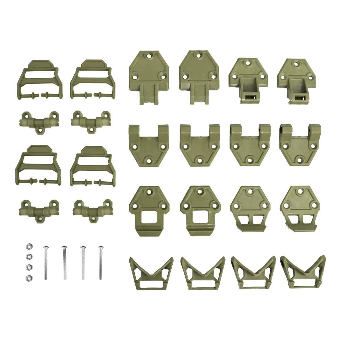 YakAttack Hinge & Latch Kit for BlackPak Pro and ShortStak, Olive Green