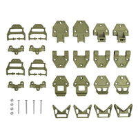 YakAttack Hinge & Latch Kit for BlackPak Pro and ShortStak, Olive Green