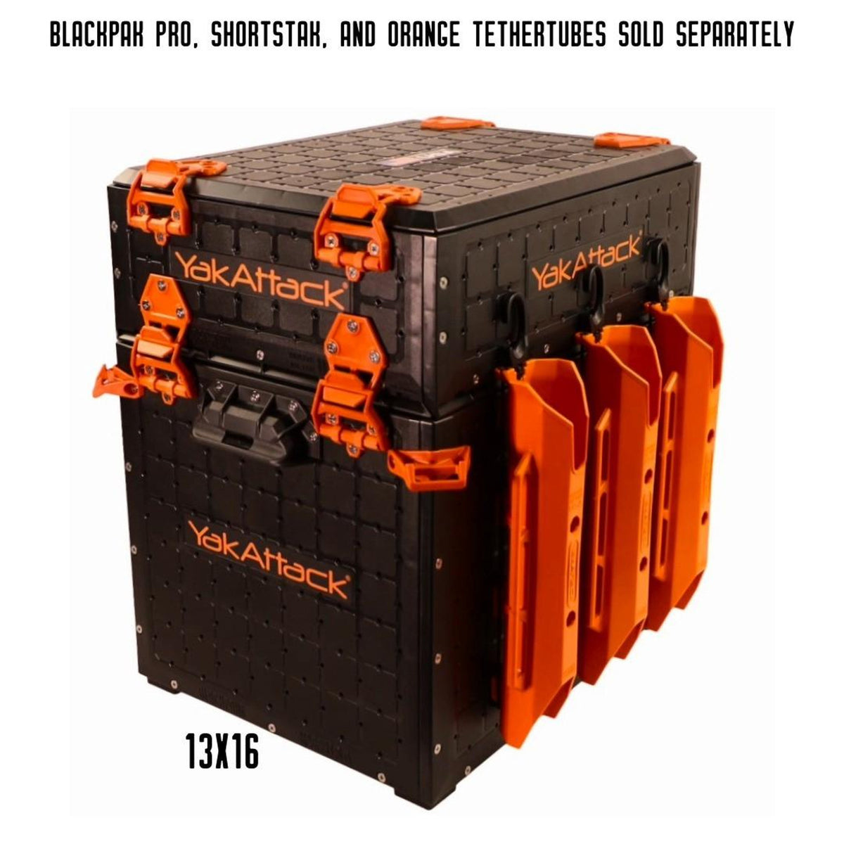 YakAttack Hinge & Latch Kit for BlackPak Pro and ShortStak, Orange