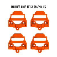 YakAttack Hinge & Latch Kit for BlackPak Pro and ShortStak, Orange