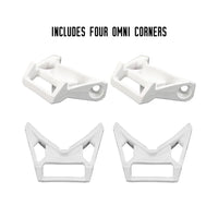 YakAttack Hinge & Latch Kit for BlackPak Pro and ShortStak, White