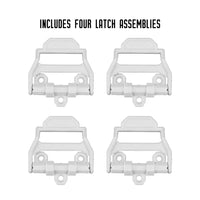 YakAttack Hinge & Latch Kit for BlackPak Pro and ShortStak, White