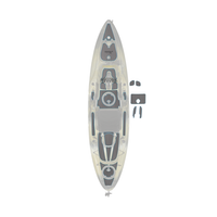 Hobie Outback Deck Pad Kit - Grey/Charcoal