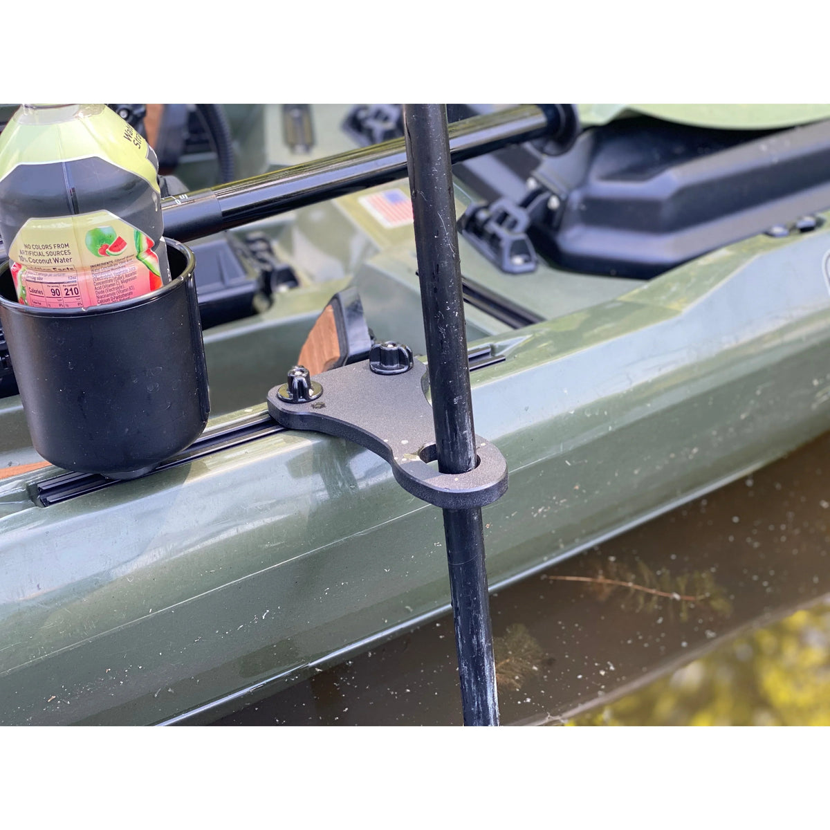 fly fishing rod holder for kayak YakAttack AR Tube Without Extension Yakworks Kayaks and Accessories Optimized mounting position gives anglers quick access and helps holder tubes drain quickly Kayak Anglers Kayak Fly Rod