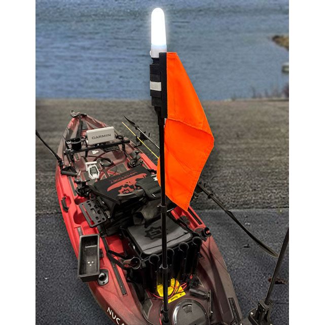 BeaconFlex - Telescopic Visibility Safety Light/Flag System