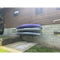 Outdoor Wall Rack |  46 Inch Adjustable Height | Kayak & SUP
