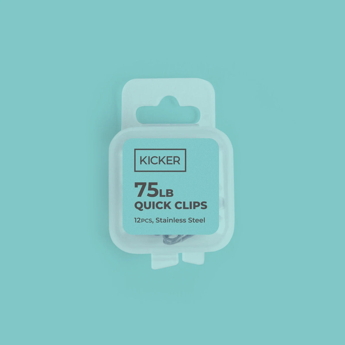 Kicker Fishing Quick Clips - Stainless Steel 12pk