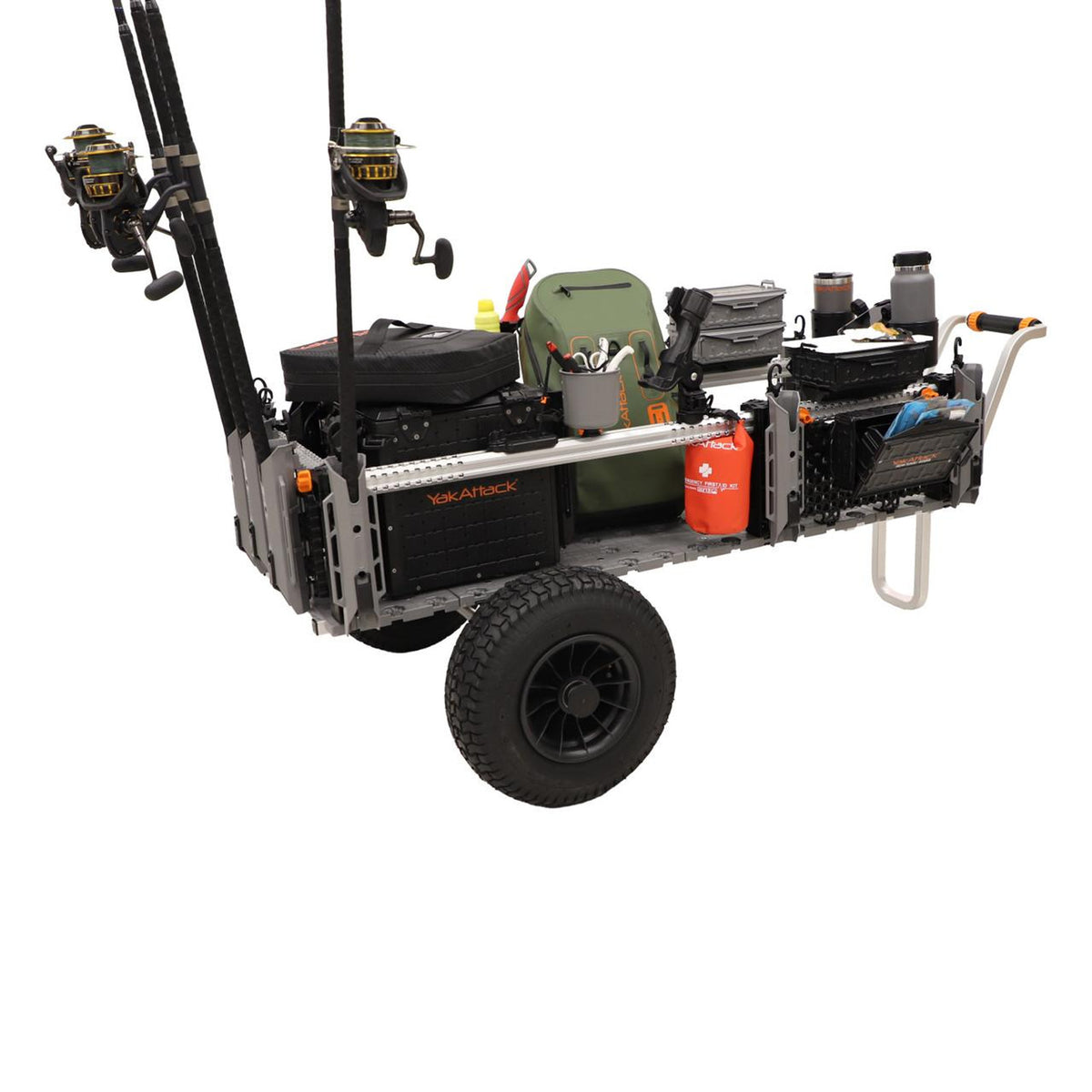 YakAttack SandRig Surf Cart, 20” x 36” with Beach Tires