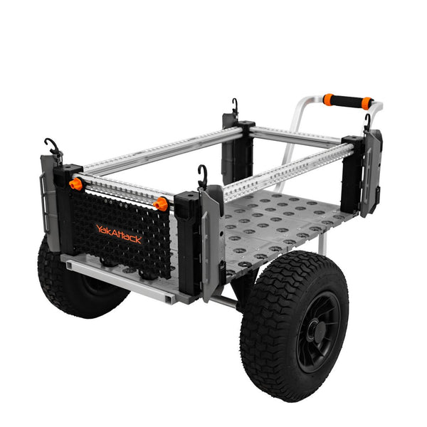 YakAttack SandRig Surf Cart, 20” x 36” with 16" Rubber Tires
