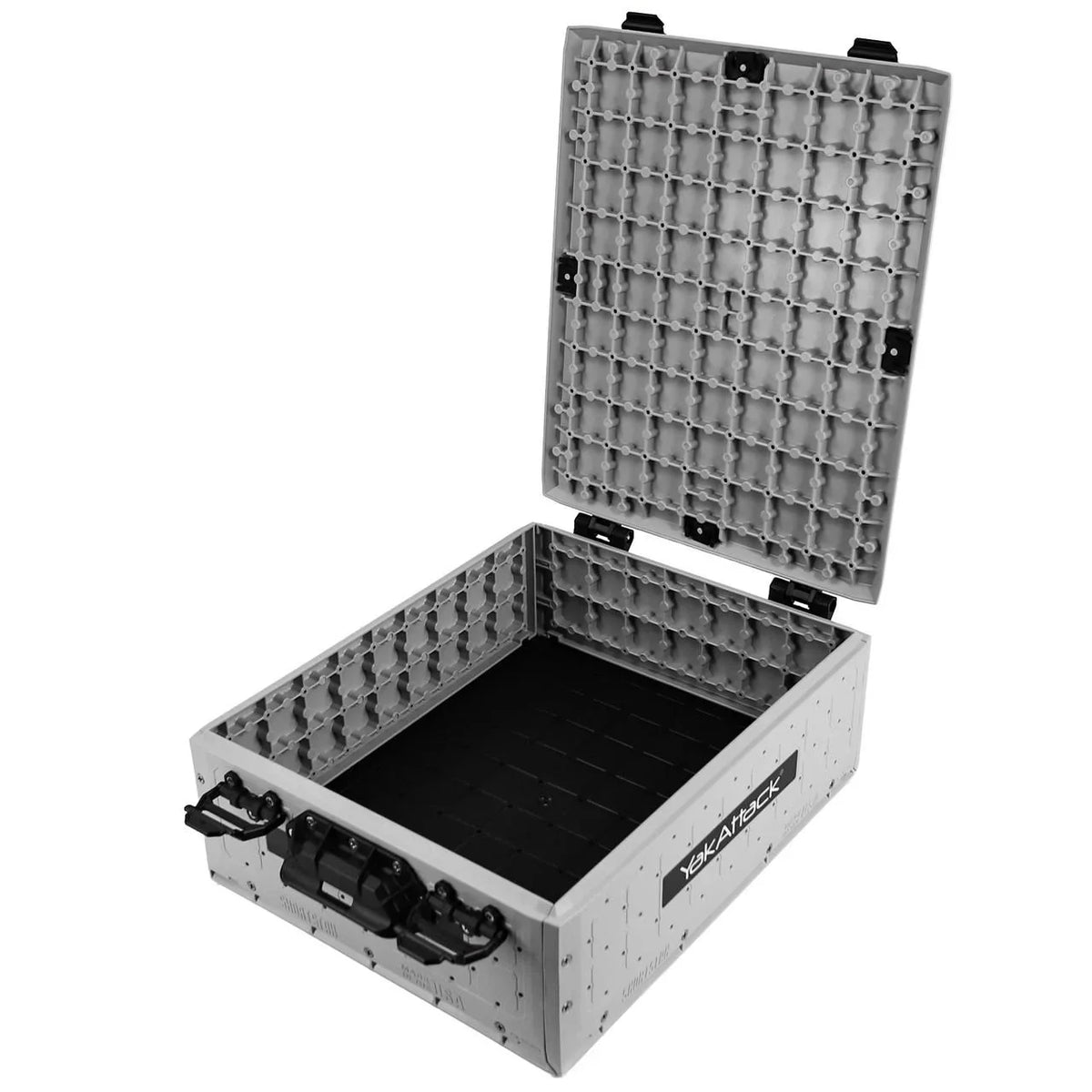 YakAttack ShortStak Solo Storage Box, 13x16, Overcast Grey