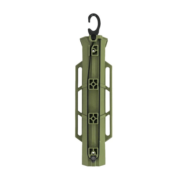 YakAttack TetherTube Rod Holder- Two Pack with Mounting Hardware, Olive Green