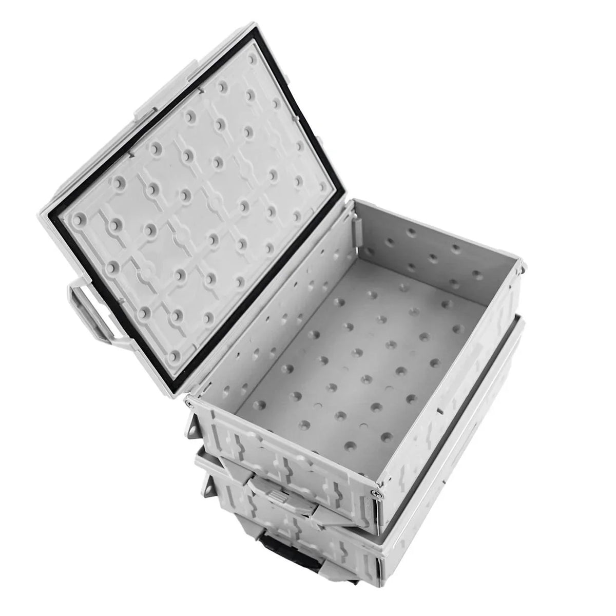 YakAttack TracPak Combo Kit, Two Boxes and Quick Release Base, Overcast Grey